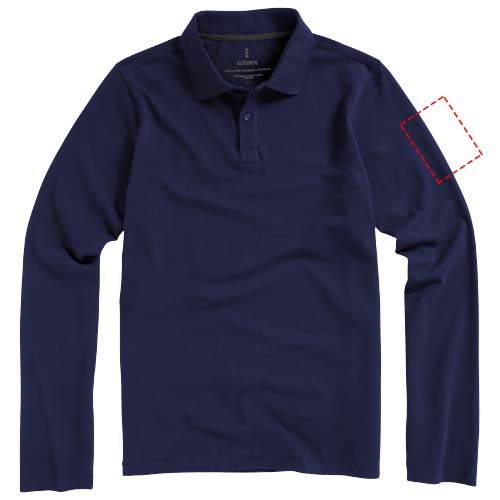 Oakville Langarm Poloshirt für Herren