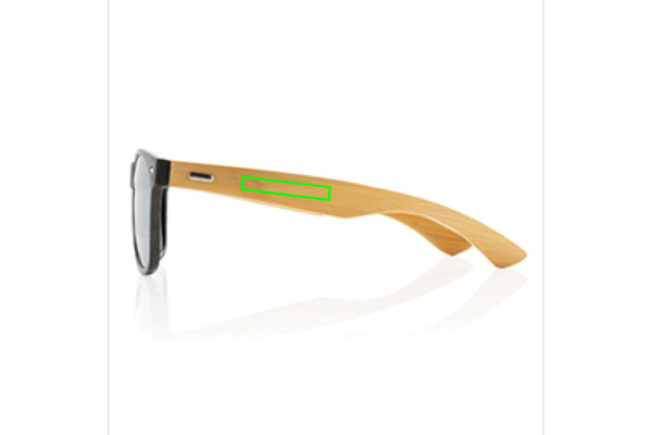 Weizenstroh und Bambus Sonnenbrille