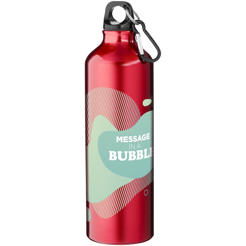 Oregon matte 770 ml Aluminium Trinkflasche mit Karabiner