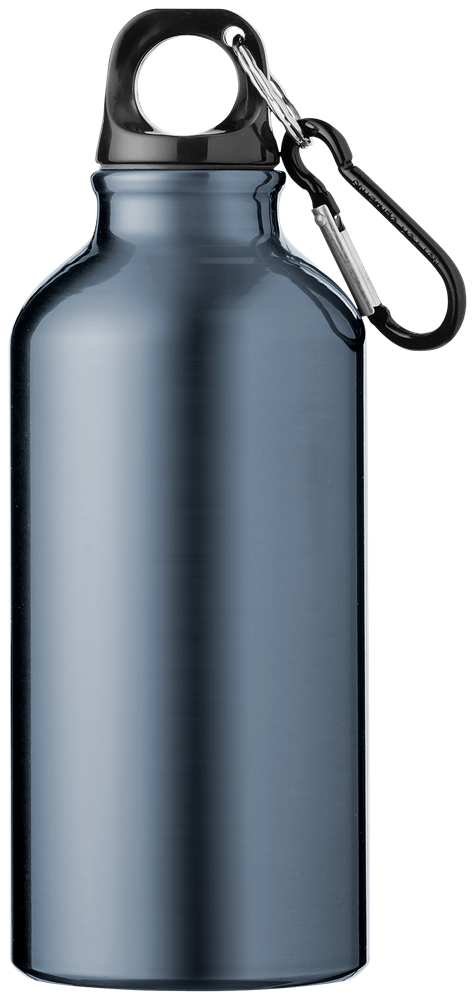 Oregon 400 ml Aluminium Trinkflasche mit Karabinerhaken