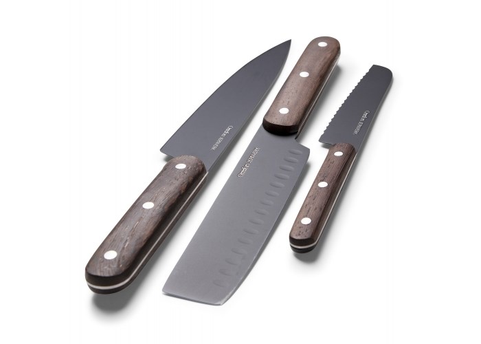 Orrefors Jernverk Messerset holz 3er-Set