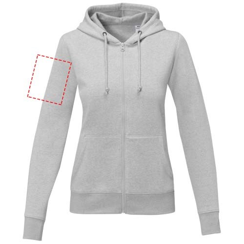 Theron Damen Kapuzenpullover mit Reißverschluss