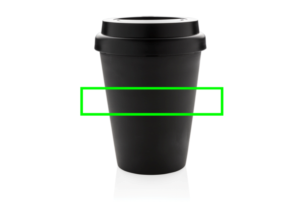 Wiederverwendbarer doppelwandiger Kaffeebecher 300ml