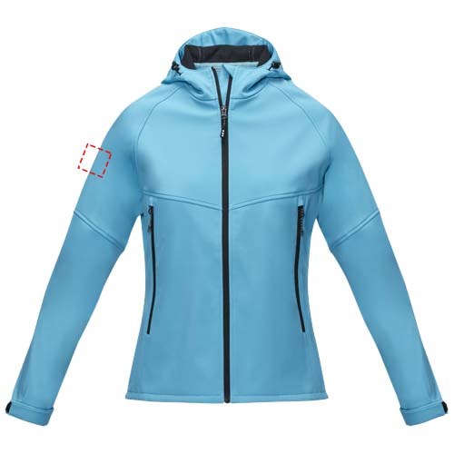 Coltan Softshelljacke aus recyceltem Material für Damen