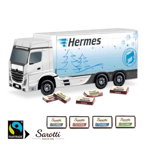 3D Adventskalender "LKW" mit Sarotti Fairtrade® 3D Adventskalender "LKW" mit Sarotti Fairtrade®