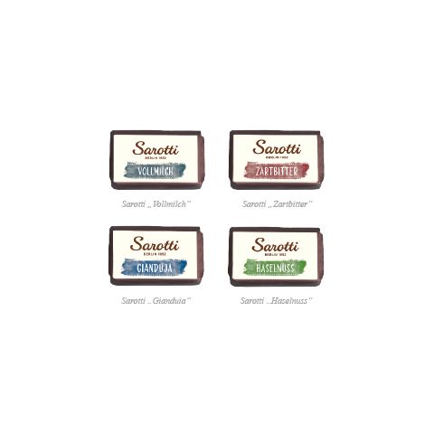 Tisch-Adventskalender Sarotti "Business Exklusiv", Inlay aus Papier