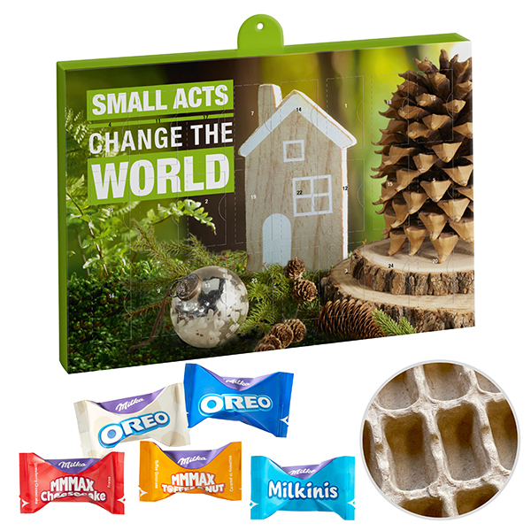Premium Präsent-Adaventskalender ECO, Milka Favor.Mix