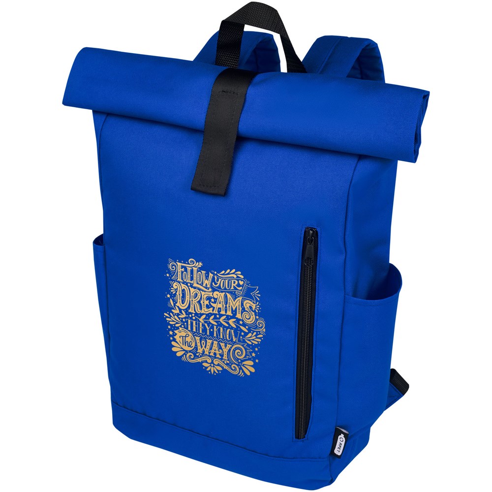 Byron 15,6" GRS RPET Roll-Top Rucksack 18 L