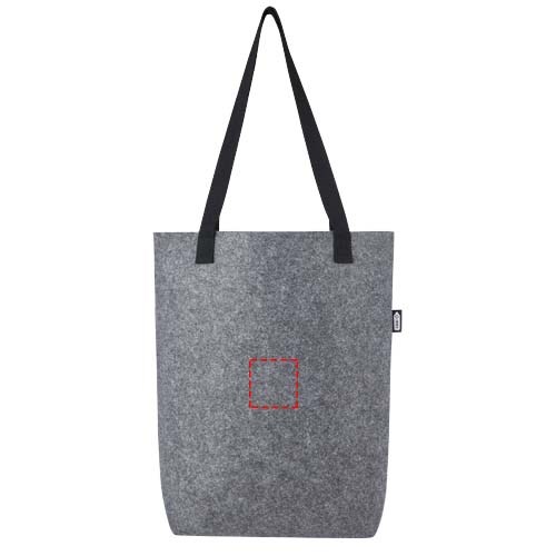 Felta Tragetasche aus GRS-recyceltem Filz mit breitem Boden 12 L