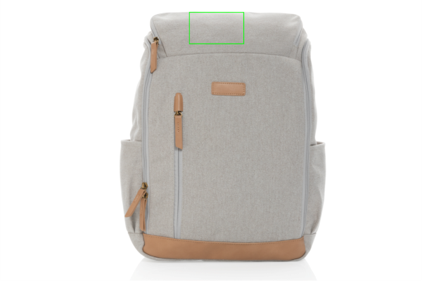 Impact AWARE™ 16 oz. r recyceltem canvas 15" Laptop-Rucksack