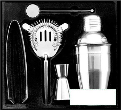 Cocktailshaker-Set aus Edelstahl Natalina