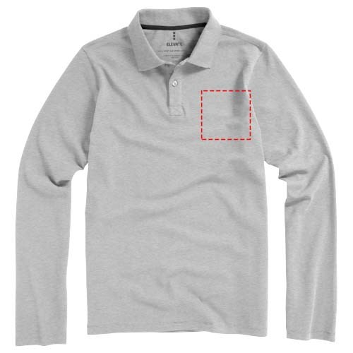 Oakville Langarm Poloshirt für Herren