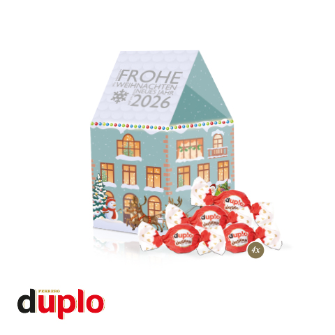 3D Präsent "Haus" mit duplo Knusperlen