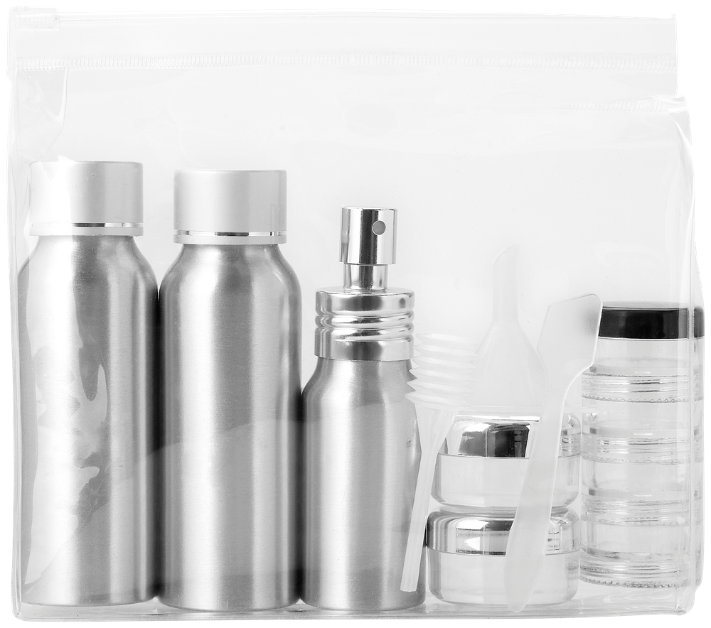 Frankfurt Reiseflaschenset (von Fluglinien zugelassen)