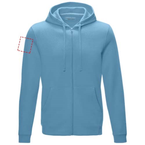 Ruby Hoodie mit durchgehendem Reißverschluss aus GOTS- und GRS-zertifiziertem Bio-Material für Herren