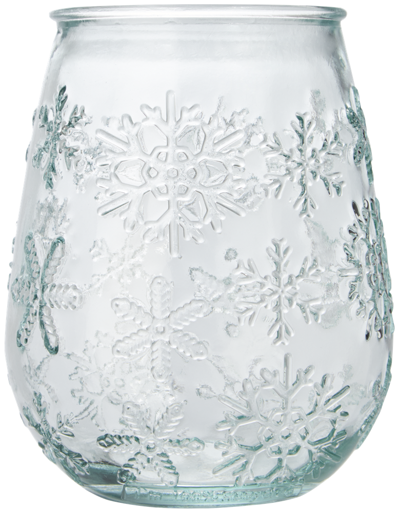 Faro Teelichthalter aus recyceltem Glas