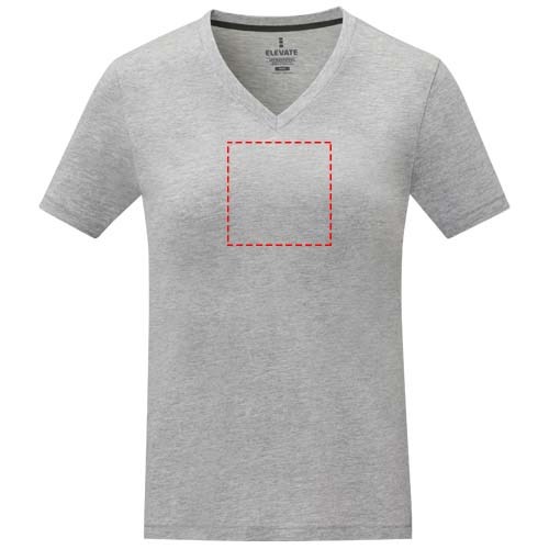 Somoto T-Shirt mit V-Ausschnitt für Damen