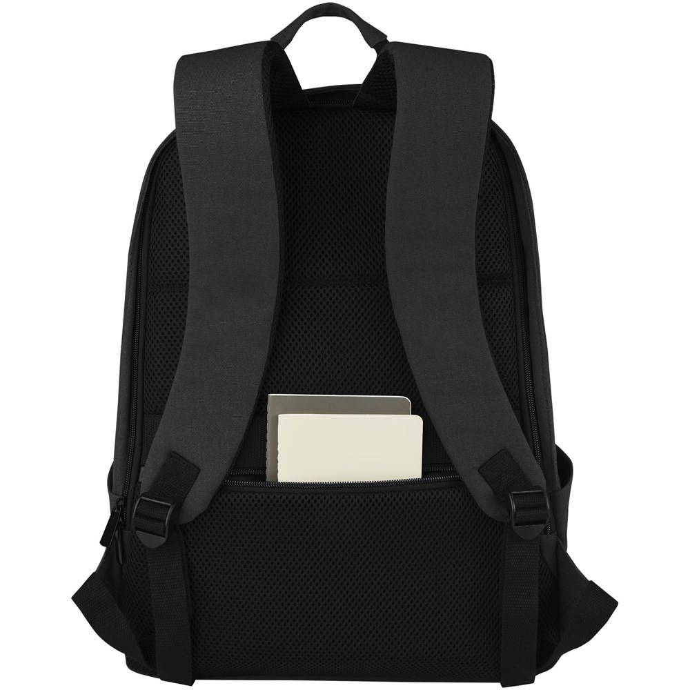 Joey 15,6 Zoll Anti-Diebstahl Laptop-Rucksack 18 L aus GRS-recyceltem Canvas
