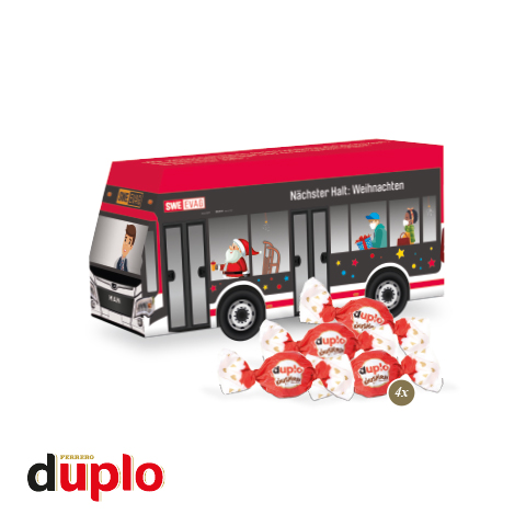 3D Präsent "Bus" mit duplo Knusperlen