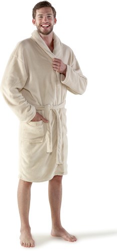 Fleece-Bademantel Derek