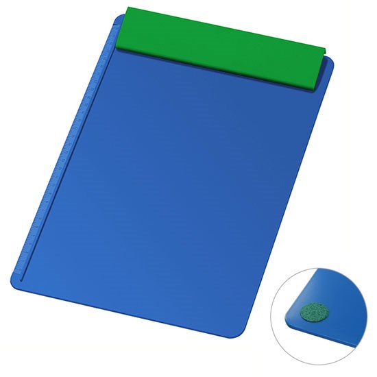 Klemmbrett DIN A4 "Alpha" mit Filzpunkten