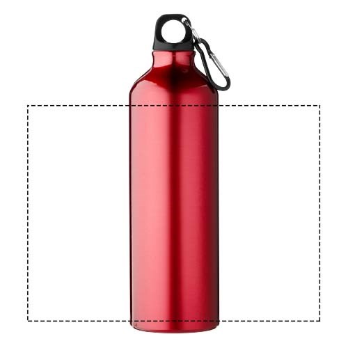 Oregon matte 770 ml Aluminium Trinkflasche mit Karabiner