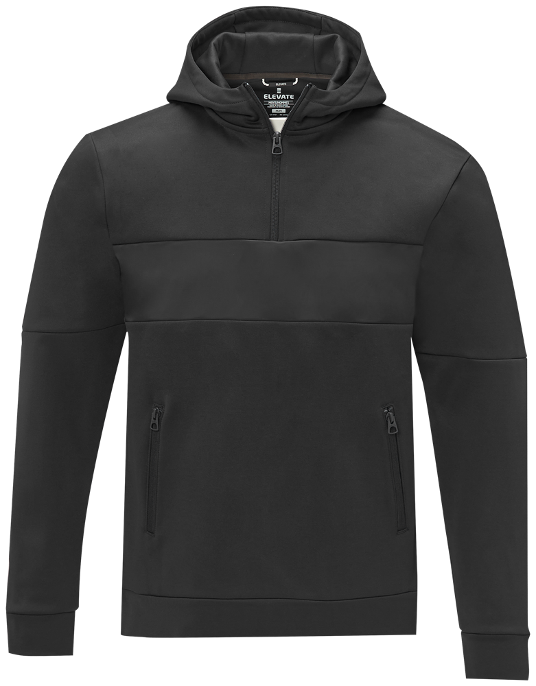 Sayan Kapuzenpullover mit halbem Reißverschluss für Herren