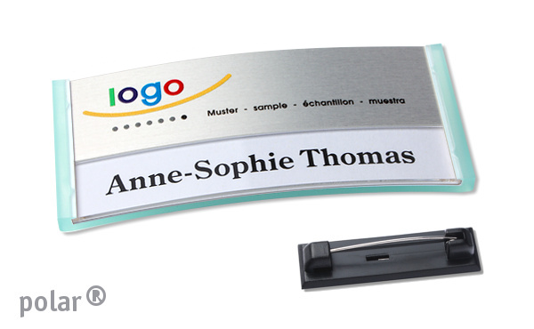 Namensschild polar® alu-print