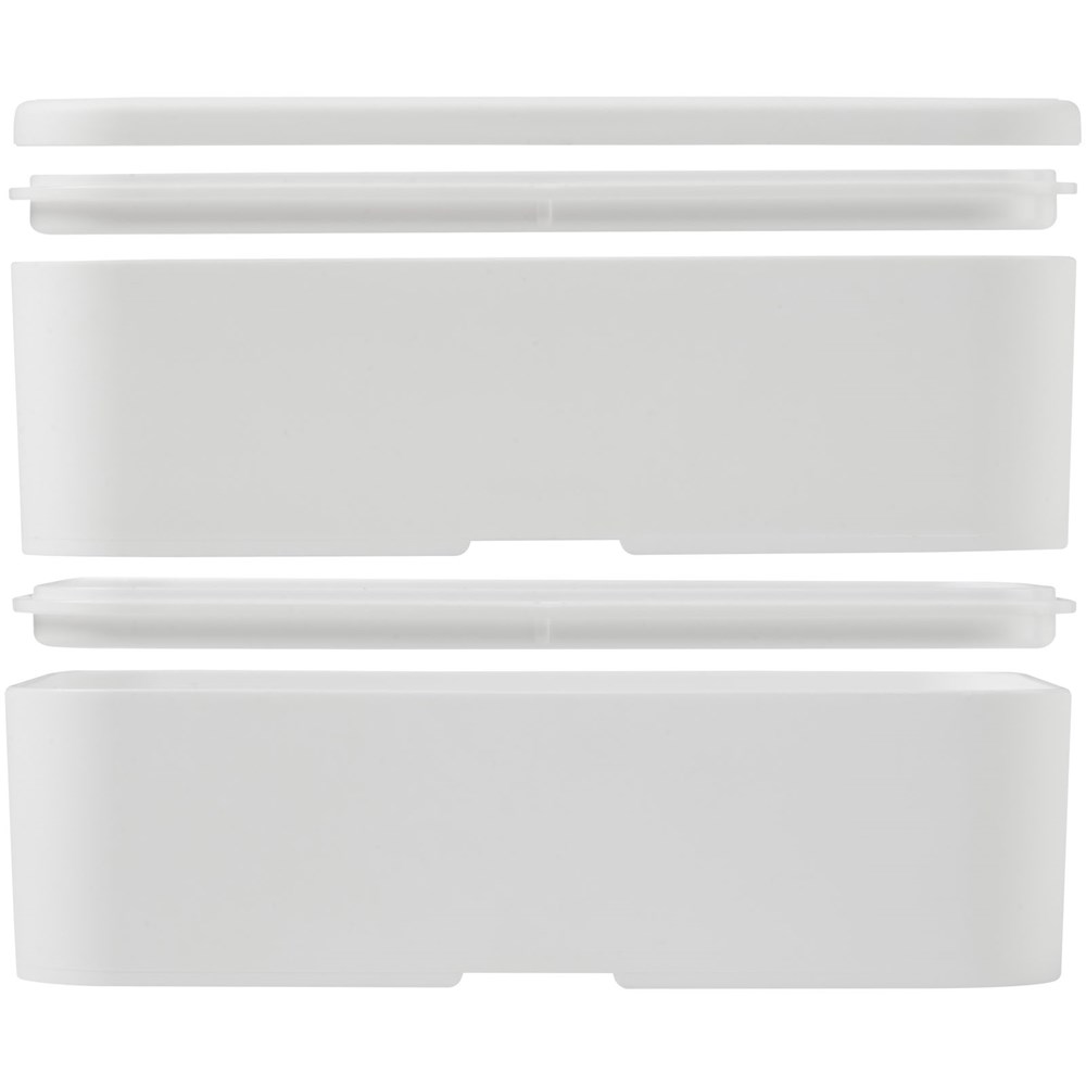 MIYO Pure Doppel-Lunchbox, antimikrobiell