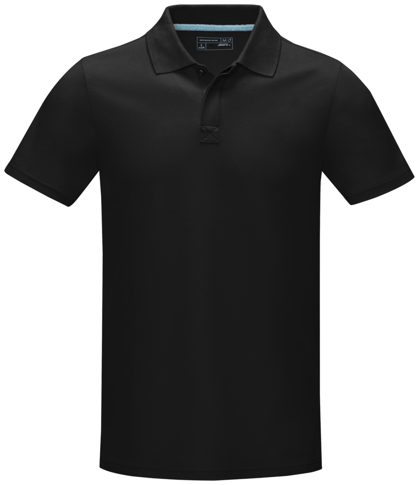 Graphite Poloshirt aus GOTS-zertifizierter Bio-Baumwolle für Herren