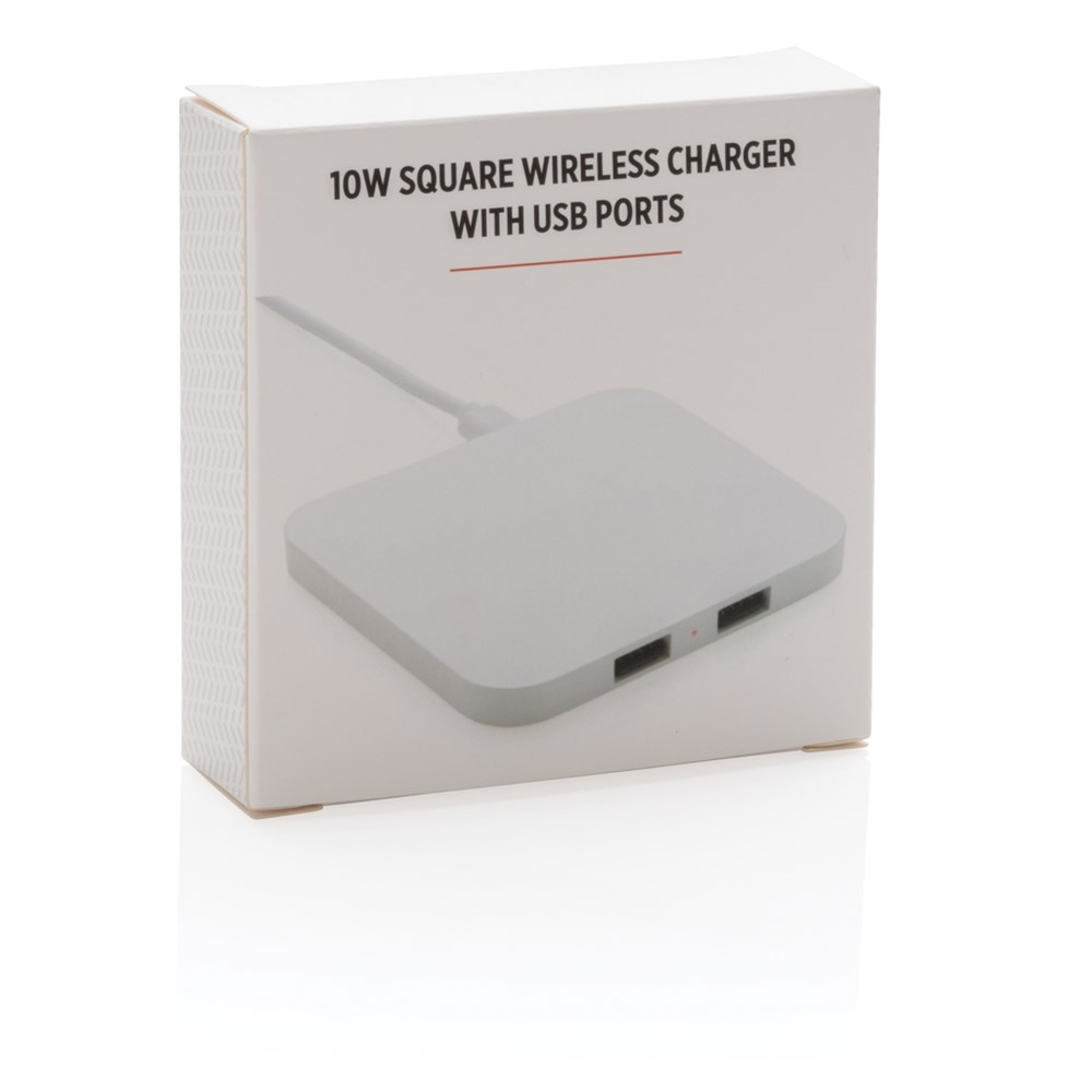 10W Wireless Charger mit USB-Ports
