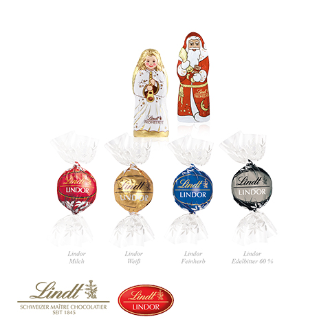 Adventskalender Lindt Lindor mit Santa & Engel Adventskalender Lindt Lindor mit Santa & Engel