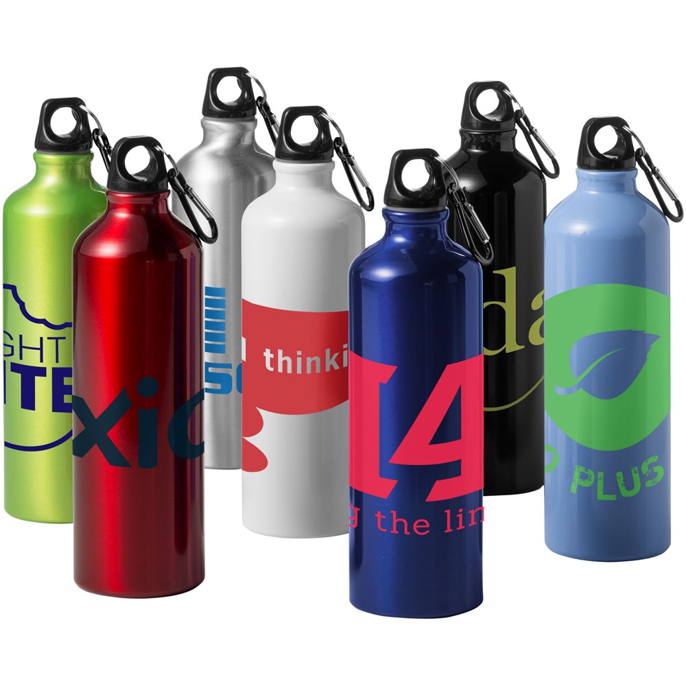 Oregon matte 770 ml Aluminium Trinkflasche mit Karabiner