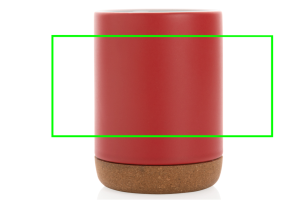 Keramikbecher mit Korkboden