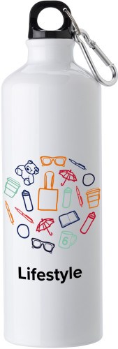 Trinkflasche aus Alluminium (750 ml) Roan