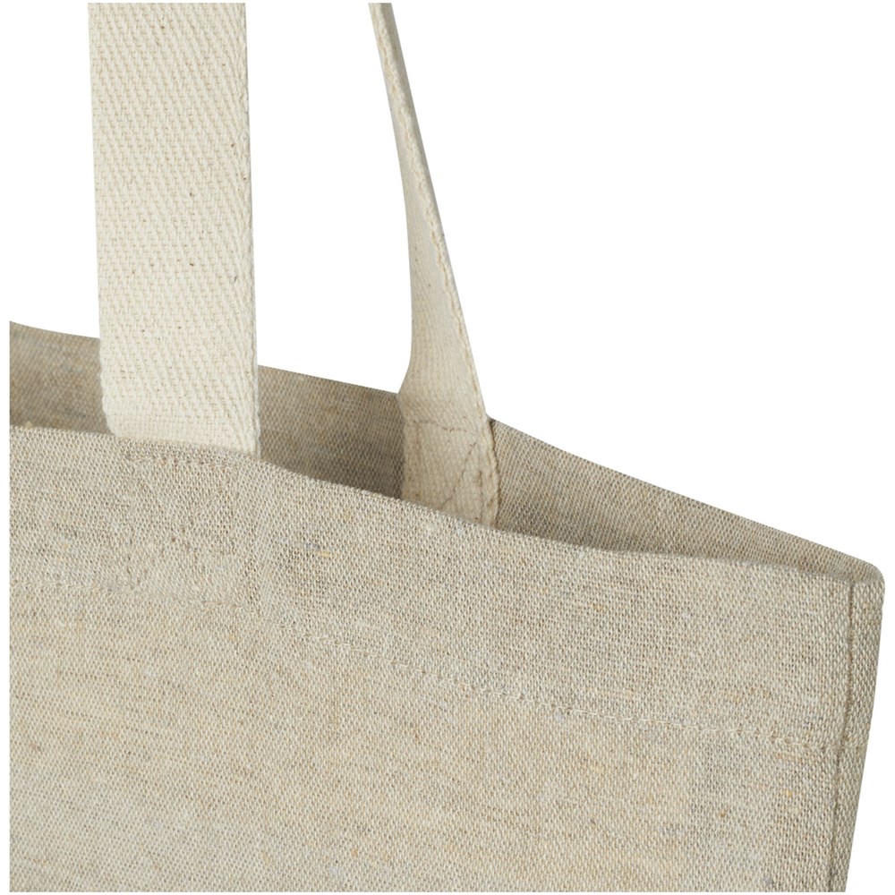 Pheebs 150 g/m² recycelte Tragetasche mit Frontfach 9L