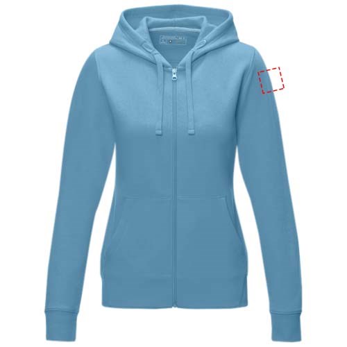 Ruby Hoodie mit durchgehendem Reißverschluss aus GOTS- und GRS-zertifiziertem Bio-Material für Damen