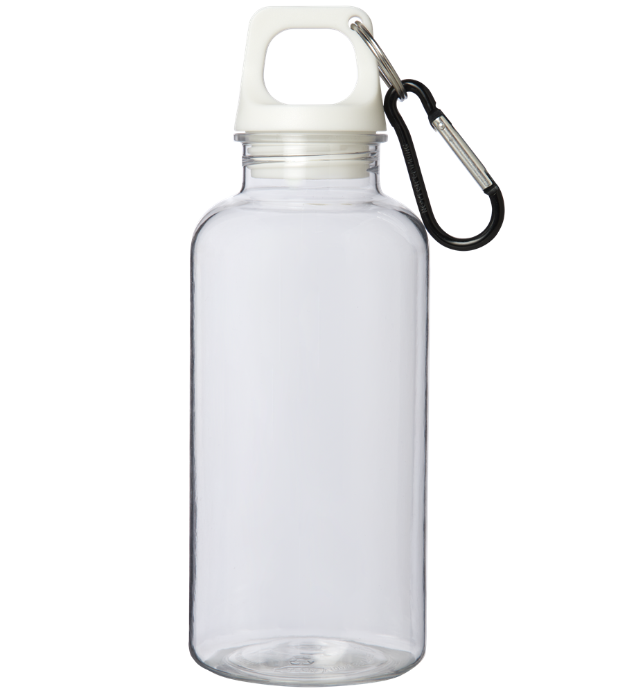 Oregon 400 ml RCS-zertifizierte Trinkflasche aus recyceltem Kunststoff mit Karabiner