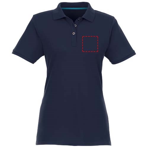 Beryl Poloshirt aus GOTS Bio-Recyclingmaterial GRS für Damen