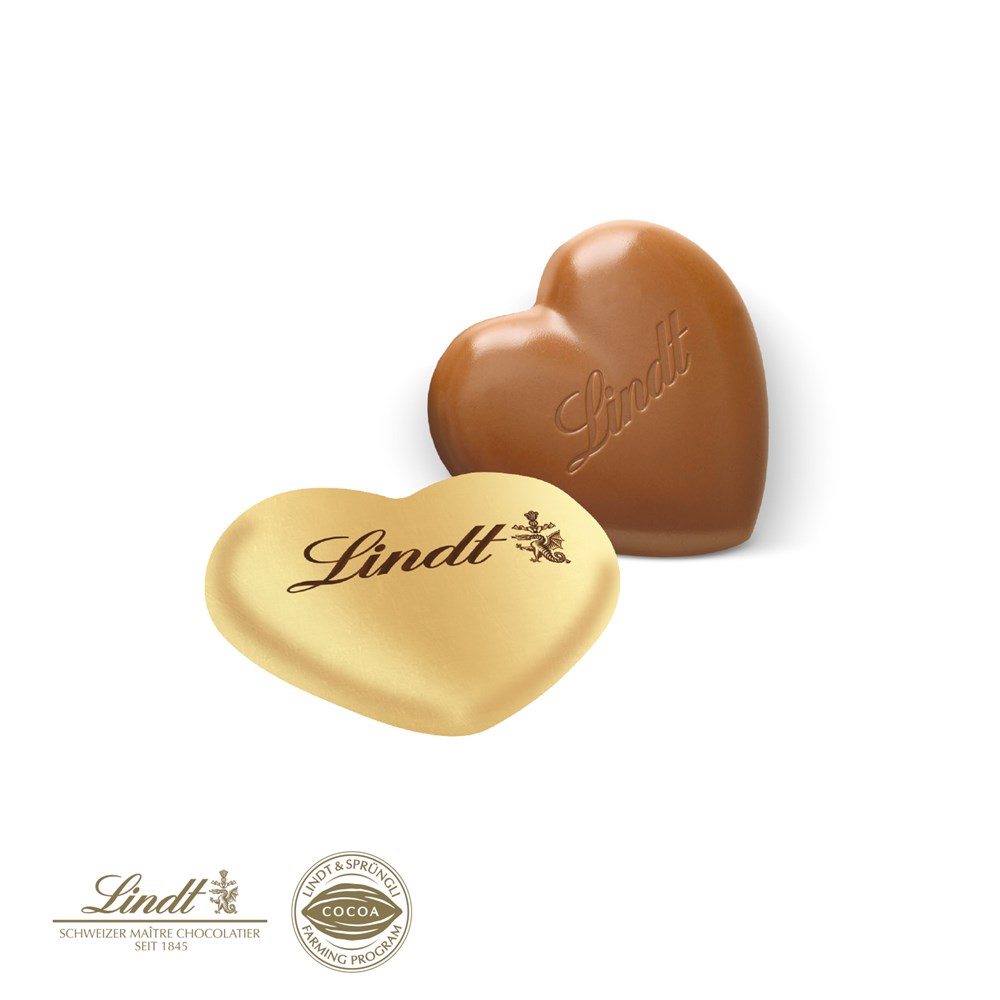 Lindt Herz, 20 g im Werbebriefchen, Klimaneutral, FSC®