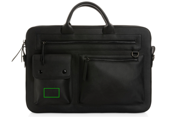 Swiss Peak 14" Laptoptasche aus GRS recyceltem PU