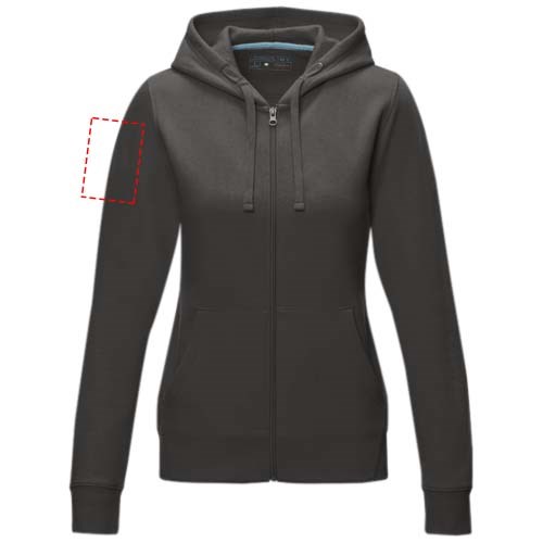 Ruby Hoodie mit durchgehendem Reißverschluss aus GOTS- und GRS-zertifiziertem Bio-Material für Damen