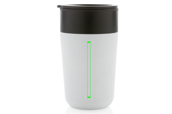 GRS recycelte PP und Stainless Steel Tasse mit Griff