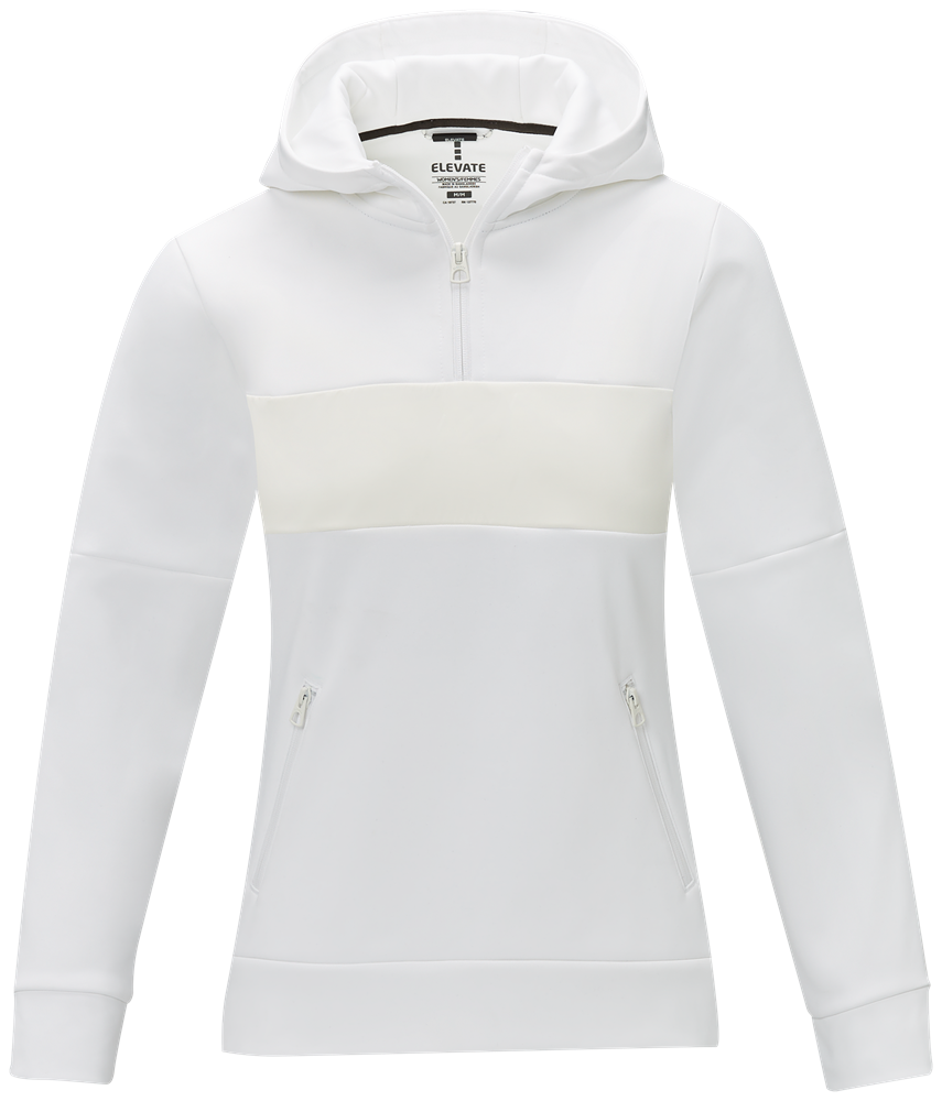 Sayan Kapuzenpullover mit halbem Reißverschluss für Damen