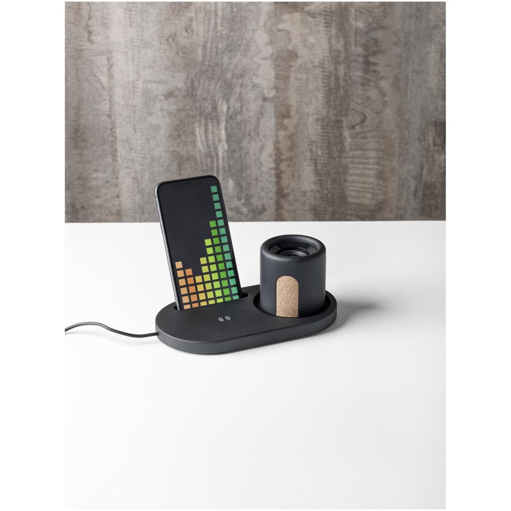 Roca Bluetooth® Lautsprecher aus Kalkstein/Kork