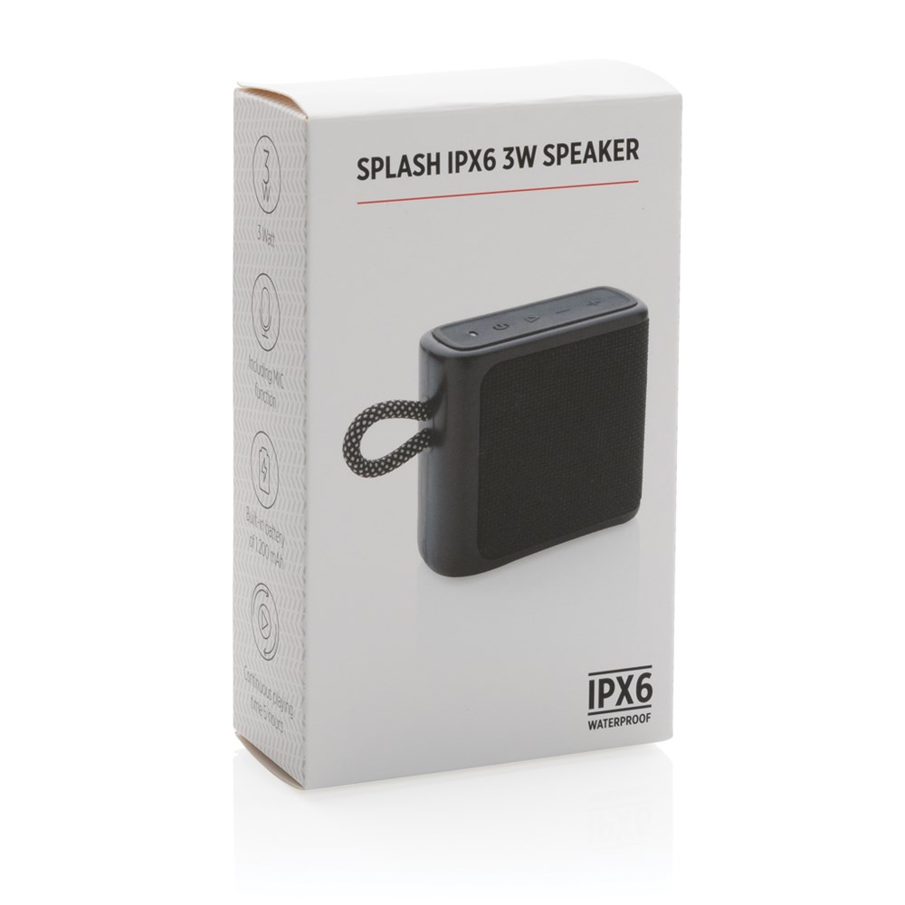 Splash IPX6 3W Lautsprecher