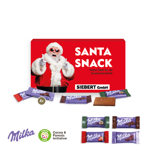 Milka Schokotäfelchen in Präsentbox