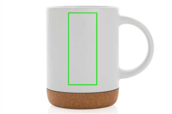 Keramikbecher mit Korkboden