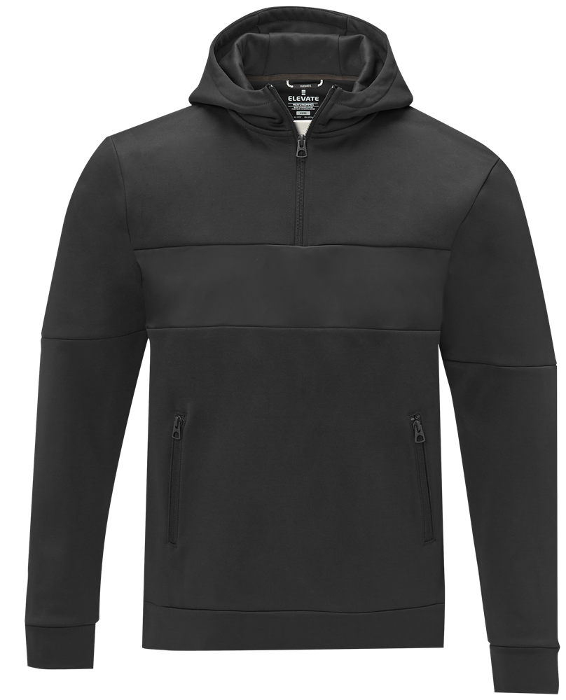 Sayan Kapuzenpullover mit halbem Reißverschluss für Herren