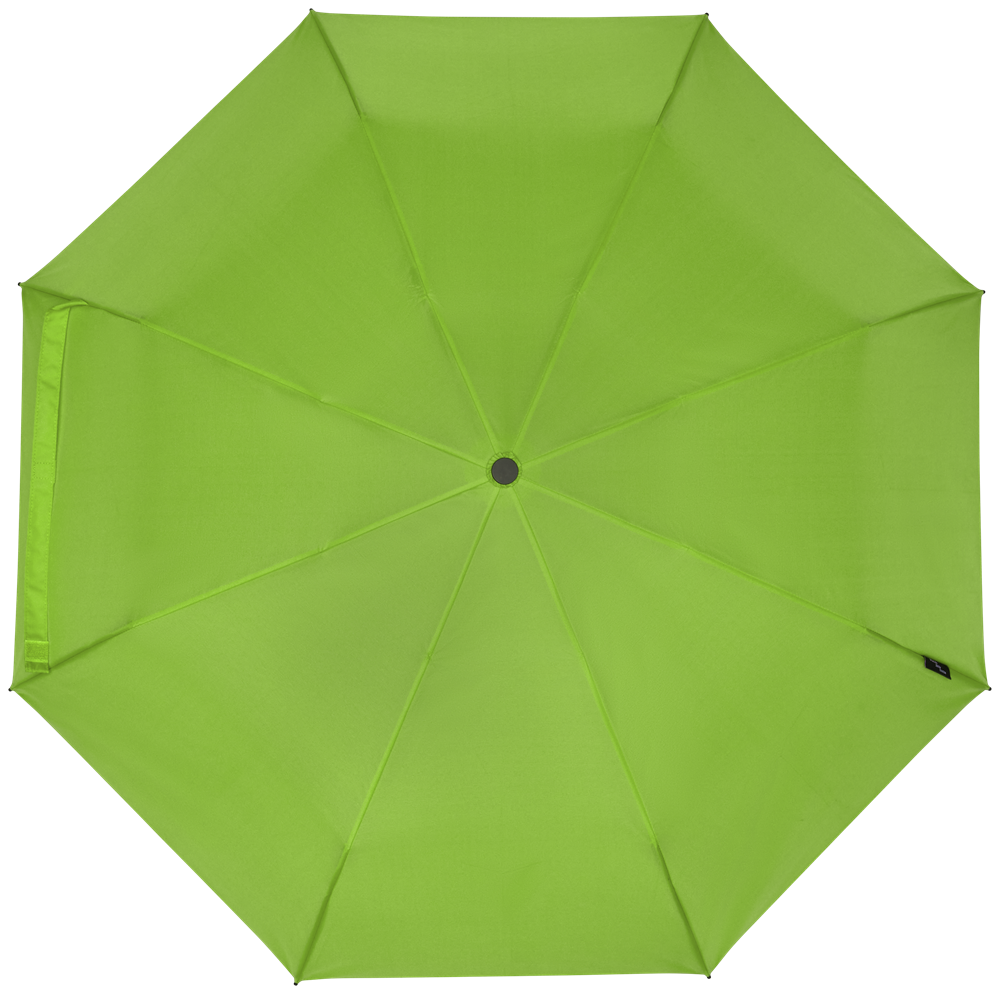 Birgit 21'' faltbarer winddichter Regenschirm aus recyceltem PET